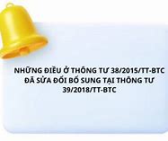 Thông Tư 38 2015 Tt Btc Hợp Nhất